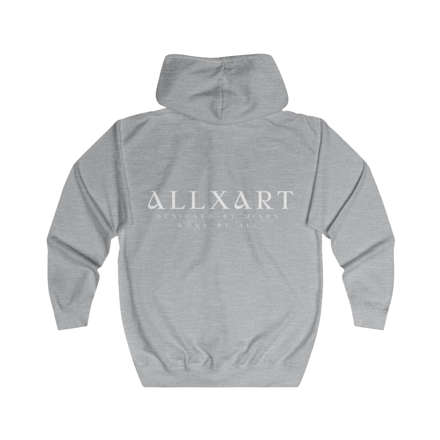 ALLXART Full Zip Hoodie